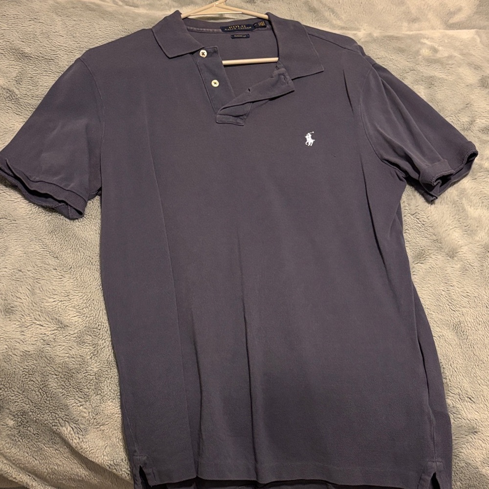 Polo by Ralph Lauren Men's Dark Blue Polo Shirt